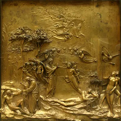 Adam and Eve Lorenzo Ghiberti